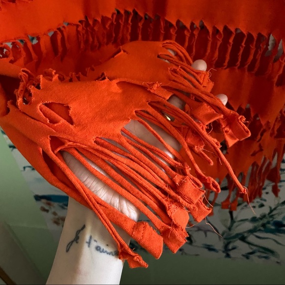 ✨SOLD✨ swimsuit orange cover up - Picture 8 of 10